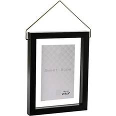 Negro Decoraciones de Fiesta BigBuy Home Black Photoframe 13*18 VERSA 18160741