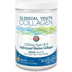 Colágeno - Polvo Suplementos Kal Clinical Youth Collagen Powder Tangerine Dream 10.5 oz