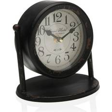 Bordklokker BigBuy Home Table clock Metal (11 x 15 x 15 cm) (11 x 15 x 15 cm) Bordklokke 15cm