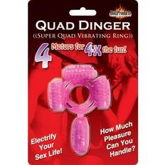 Pink Penis Rings Humm Dinger Super Squad With 4 Motors Magenta in stock