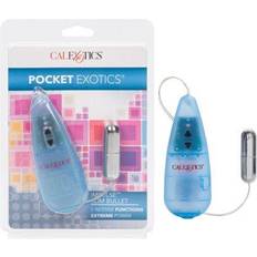 Zilver Vibrators Impulse Pocket Paks Slim Silver Bullet Blue