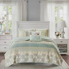 Quilts Madison Park Loraine Quilts Green (264.2x238.8cm)