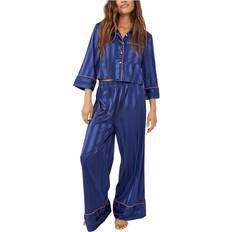 Free People Pajama Party Sleep Set - Navy Peony