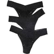 Hanky Panky Stringtrusser Signature Lace Original Rise Thong - Sort