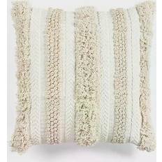 Lush Decor Wilbur Tufted Cushion Cover Beige (50.8x50.8cm)