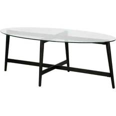 Oval Coffee Tables Hudson & Canal Olson 128.3cm Coffee Table 59.7x128.3cm