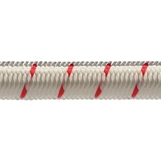 Elastiksnor, Hvid/rød elastik snor 3mm hvid/rød 250m