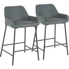 Padded Seat Bar Stools Lumisource Daniella 2-pack Bar Stool 83.8cm 2pcs