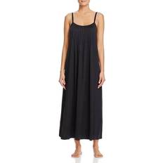 Hanro Robe Longue En Coton Juliet - Noir