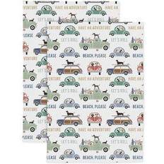 Beach Bums 2-pack Kitchen Towel Multicolour (76.2x50.8cm)