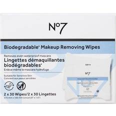 Makeup Removers No7 Biodegradable Makeup Removing Wipes Dual Pack