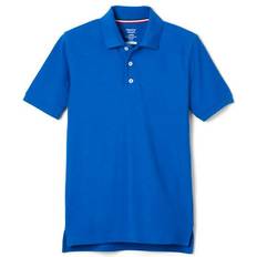 French Toast Toddler Boy's Short Sleeve Pique Polo - True Royal Blue