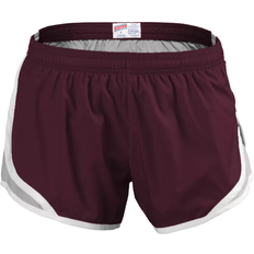 Mesh Trousers Children's Clothing Soffe Team Shortie Shorts Girls - Maroon/White