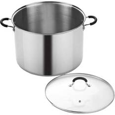 Dishwasher Safe Stockpots Cook N Home - with lid 5 gal 12.6 "