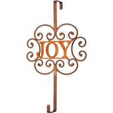 Steel Decorations National Tree Company 16" Christmas Joy Wreath Hanger Decoration 40.6cm