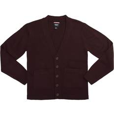 Boys Cardigans Children's Clothing French Toast Anti-Pill V-Neck Cardigan Sweater - Burgundy