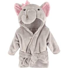 Babies Bath Robes Children's Clothing Hudson Baby Animal Face Hooded Bathrobe - Pretty Elephant