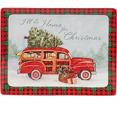 Certified International Home for Christmas Serving Platter & Tray
