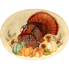 Certified International Autumn Fields Serving Platter & Tray