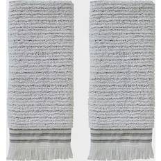 Polyester Guest Towels SKL Home Subtle Stripe 2-pack Guest Towel White (66.04x40.64cm)