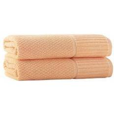 Orange Bath Towels Enchante Home Timaru Turkish 2-pack Bath Towel Orange (137.16x68.58cm)