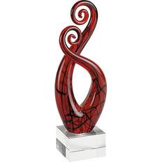 Badash Crystal Pietro Black & Red Sculpture Decorative Item