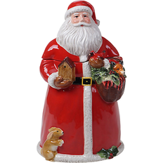 Certified International Magic of Christmas 3D Santa Biscuit Jar 2.129L