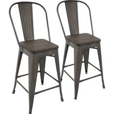 Bamboo Furniture Lumisource Oregon 2-pack Bar Stool 100.3cm 2pcs