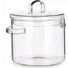 Vivalto Olla Con Tapa Vidrio De Borosilicato Transparente 15.4 x 16.8 x 20.5 cm con tapa 1.8 L