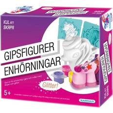 Gipsfigurer Kärnan Fun To Create Plaster Figures Unicorns Glitter