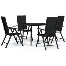 Dining table and chairs vidaXL 3099108 Patio Dining Set, 1 Table incl. 4 Chairs