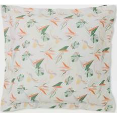 Puuvilla Satin Tyynyt Lexington Tyynyliina Printed Cotton Sateen Pillowcase Valkoinen