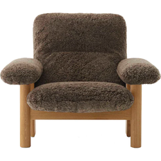 Menu Brasilia Lounge Chair Bouclé 02 Beige Fauteuil 82cm