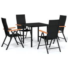 vidaXL 3099114 Patio Dining Set, 1 Table incl. 4 Chairs