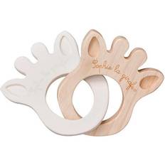 Blanc Jouets de dentition Sophie la girafe Vulli Silhouette Teething Rings jouet de dentition 0m 1 pcs