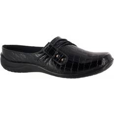 Easy Street Holly W - Black Patent Croco