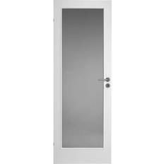 Dør 82.5 x 200 Swedoor Easy GW1 Inderdør Klart glas (82.5x200cm)