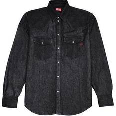 Diesel D Ocean Western Shirt - Black/Dark Grey