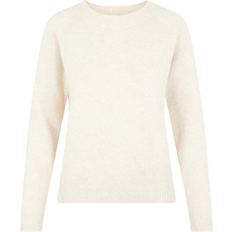 Vero Moda Womens Doffy O Neck Jumper - White/Birch