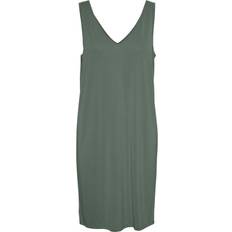 Vero Moda Filli Sleeveless V-Neck Dress - Green