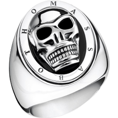 Thomas Sabo Skull Ring - Silver/Black/Onyx