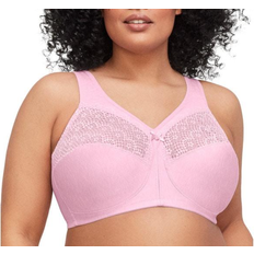 Clothing Glamorise MagicLift Moisture Control Bra - Pink Heather