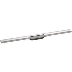 Bodenabläufe Hansgrohe Duschrinne, HG Duschrinne RainDrain Flex kb. Wd-mon 1000mm edelstahl gebürstet (1175mm)