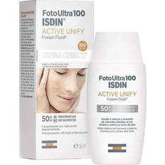 Unify ultra Isdin Ansiktssolkräm Foto Ultra 100 Active Unify Behandling av bruna fläckar Spf 50 50ml