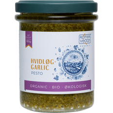 Sitron/lime Krydder, Smakstilsetninger og sauser Rømer Vegan Organic Pesto with Garlic 180g