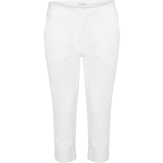 Chinos - Dame - Hvid Bukser Part Two Soffys Capri - White