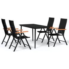 Dining table and chairs vidaXL 3099121 Patio Dining Set, 1 Table incl. 4 Chairs