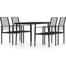 Dining table and chairs Utemöbler vidaXL 3099205 Patio Dining Set, 1 Table incl. 4 Chairs