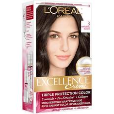 L'Oréal Paris Excellence Hair Color, 3 Natural Black CVS