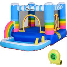 OutSunny 2 in 1 Kids Inflatable Bounce House